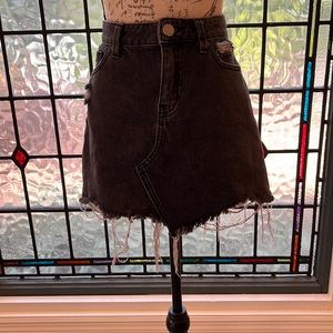 Urban outfitters bdg jean gray mini skirt so small
